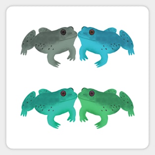 Bullfrog Buddies (Seafoam) Magnet